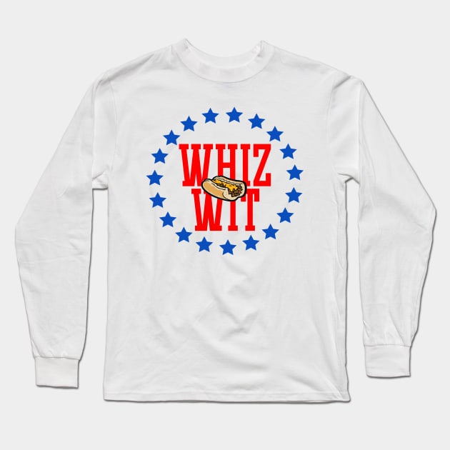 WHIZ WIT LOGO TEE Long Sleeve T-Shirt by Whiz Wit Podcast